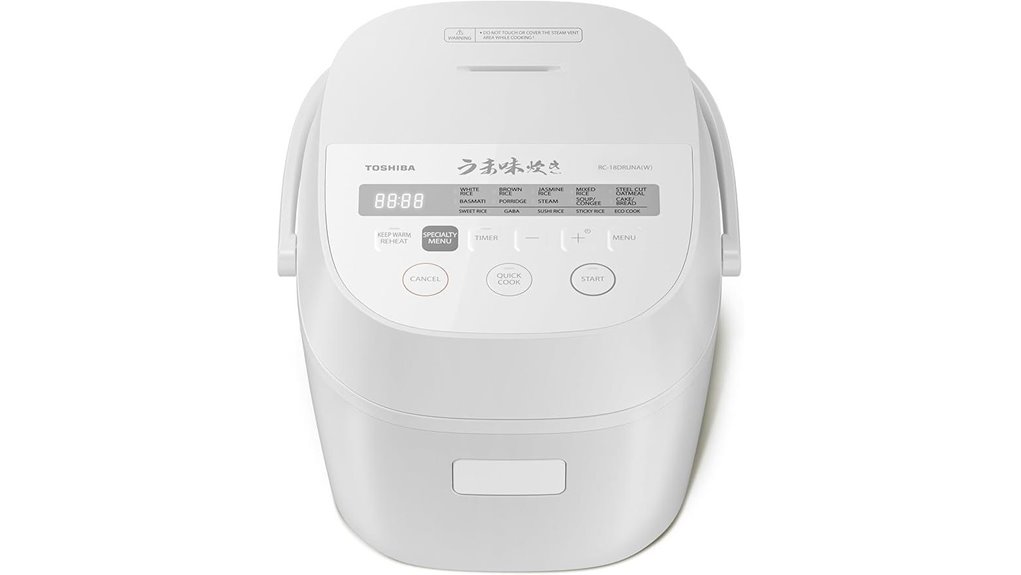 toshiba 10 cup fuzzy rice