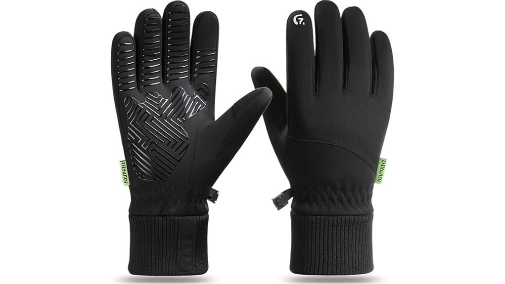 touchscreen waterproof winter gloves