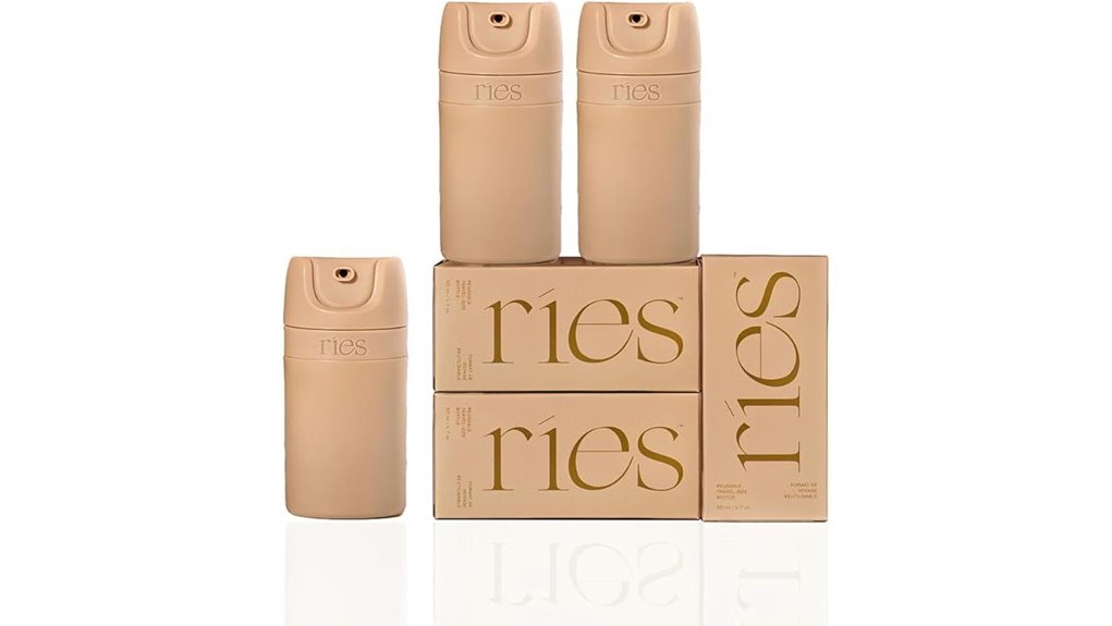 travel airless pump bottle set