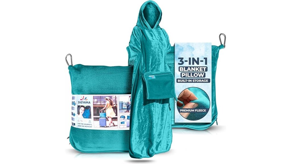 travel blanket with pillow