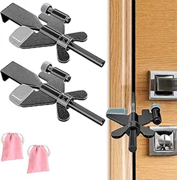 travel friendly adjustable door locks