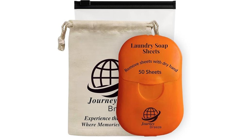 travel laundry detergent strips
