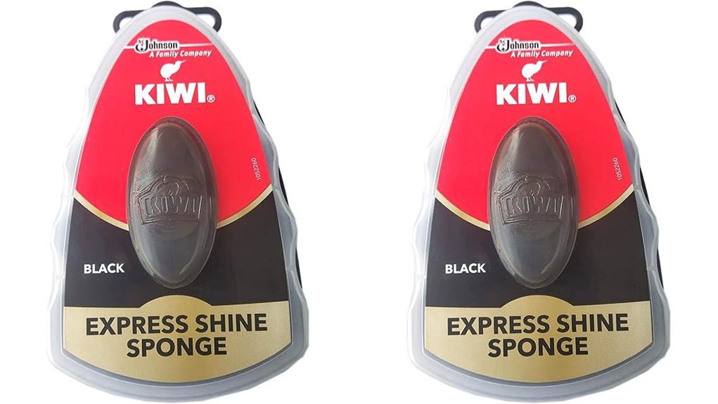 travel sized black shoe shine