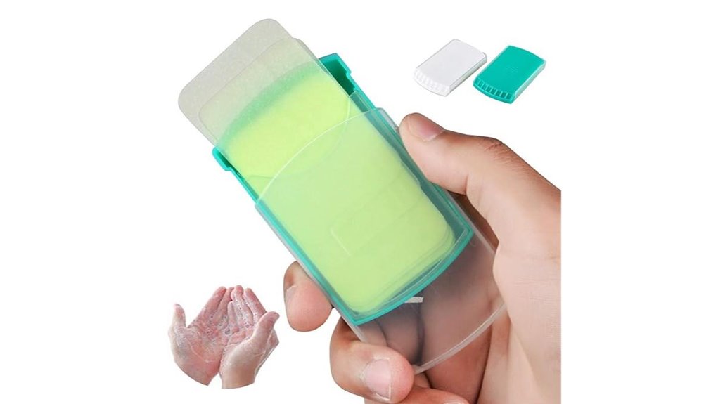 travel sized dissolvable soap sheets