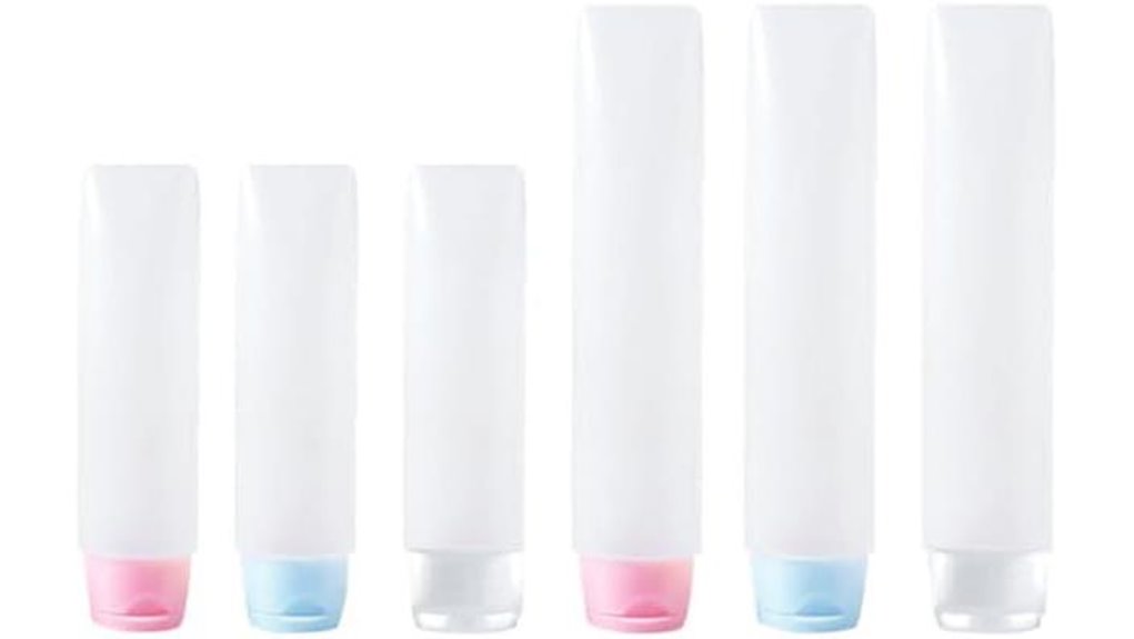 travel sized refillable toothpaste dispensers