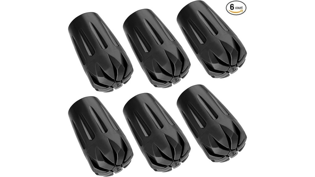 trekking pole rubber replacement tips
