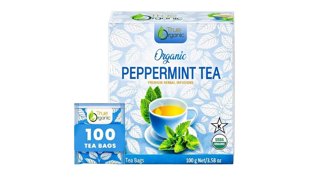 true organic peppermint tea