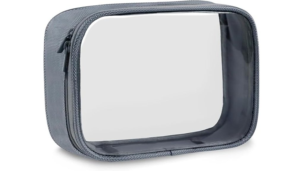 tsa approved grey clear quart