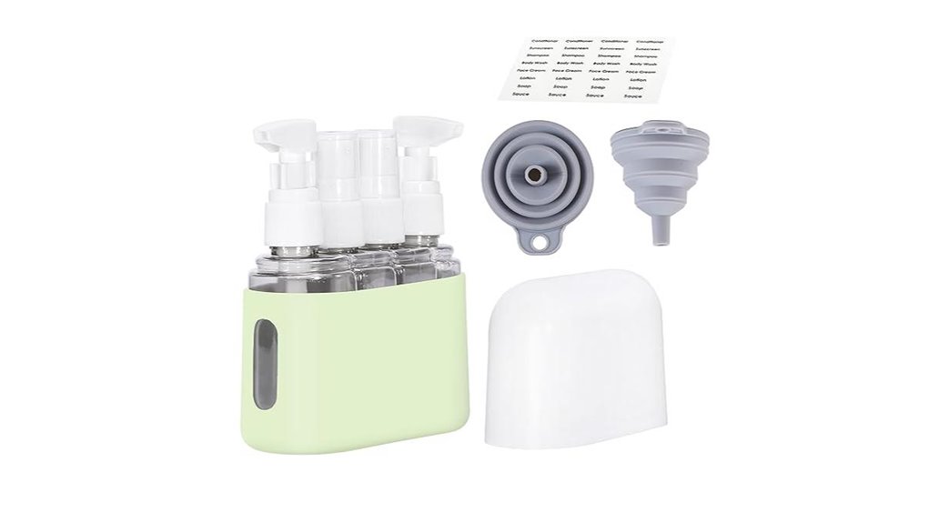 tsa approved leakproof toiletry bottles