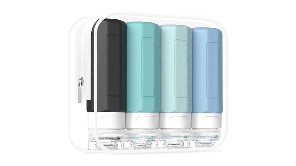 tsa approved silicone travel bottles