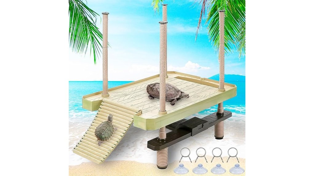 turtle floating basking feeding platform