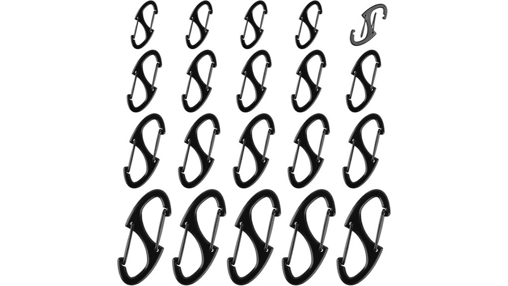 twenty pack anti theft zipper pulls