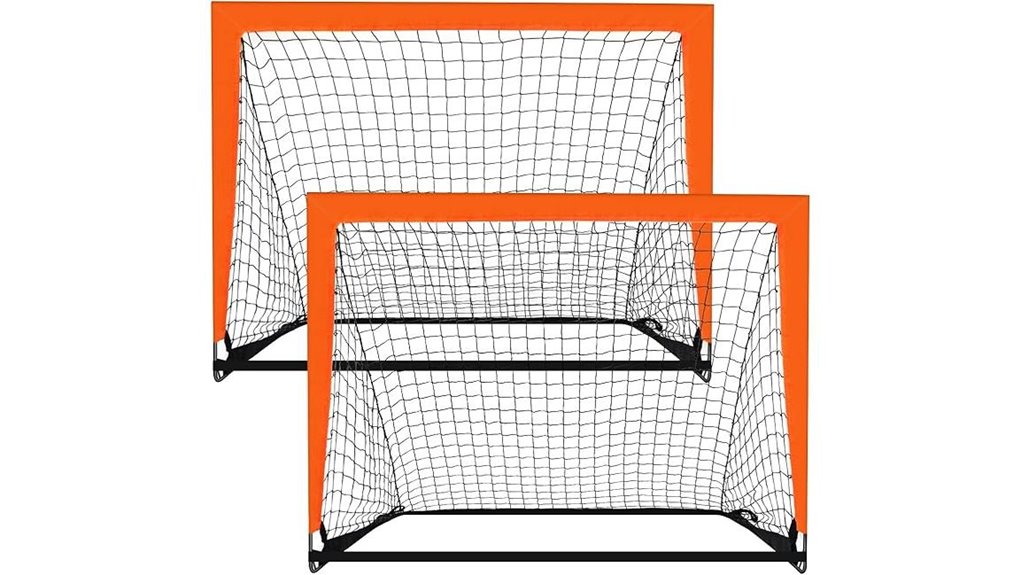 two 4x3 pop up goals