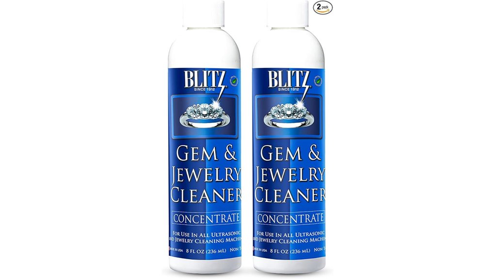 two 8oz jewelry cleaner