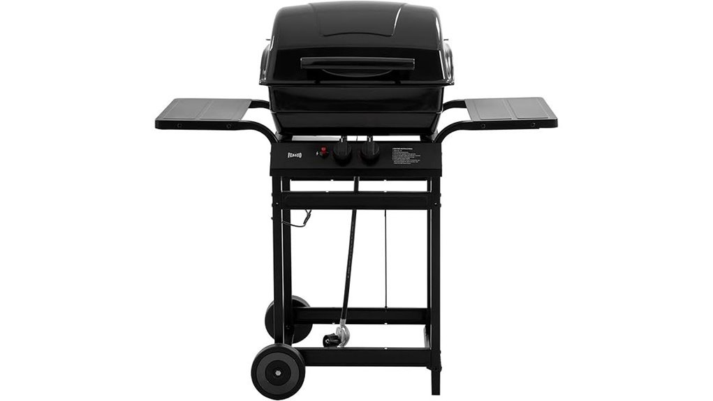 two burner propane bbq grill