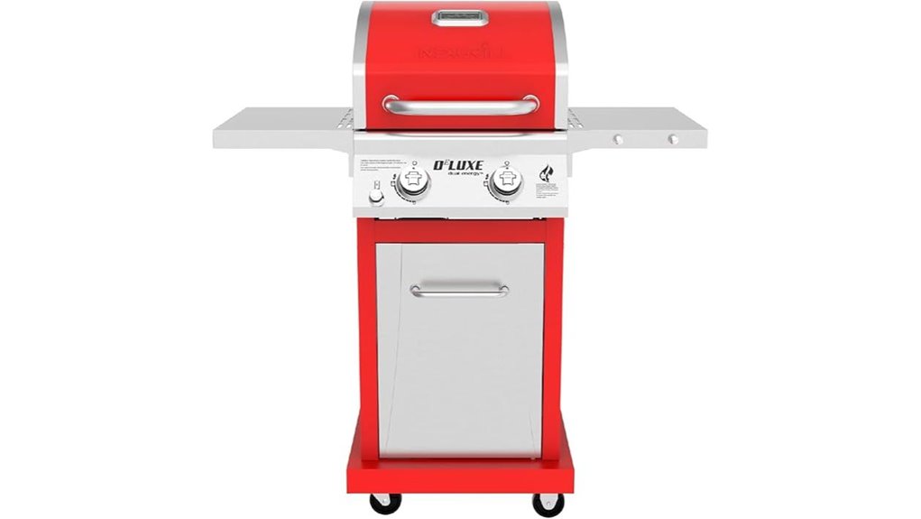 two burner propane gas grill