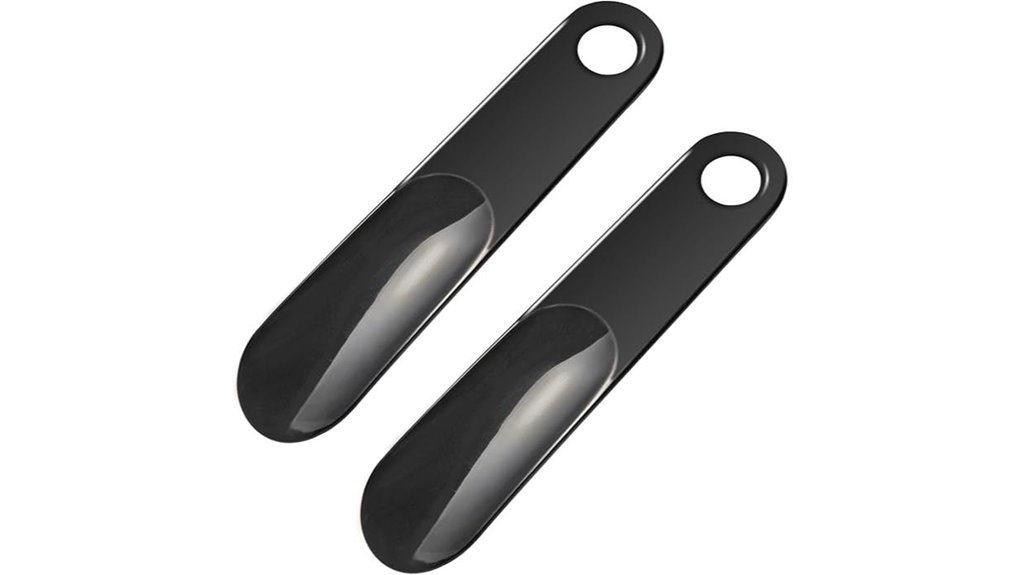 two pack 7 5 inch plastic shoehorns