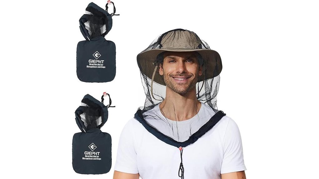 two pack adult mosquito headnet