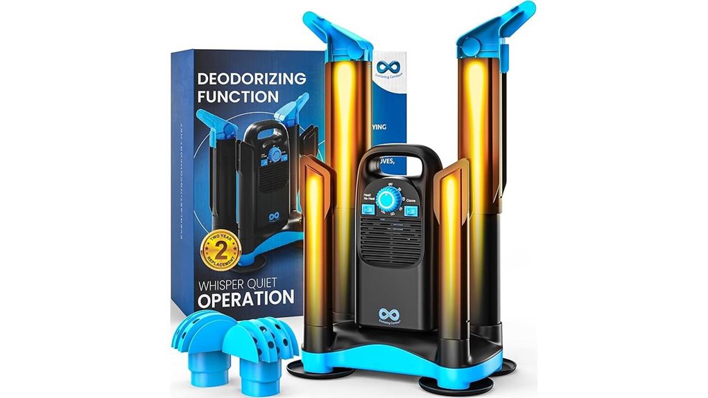 two pair ozone boot dryer