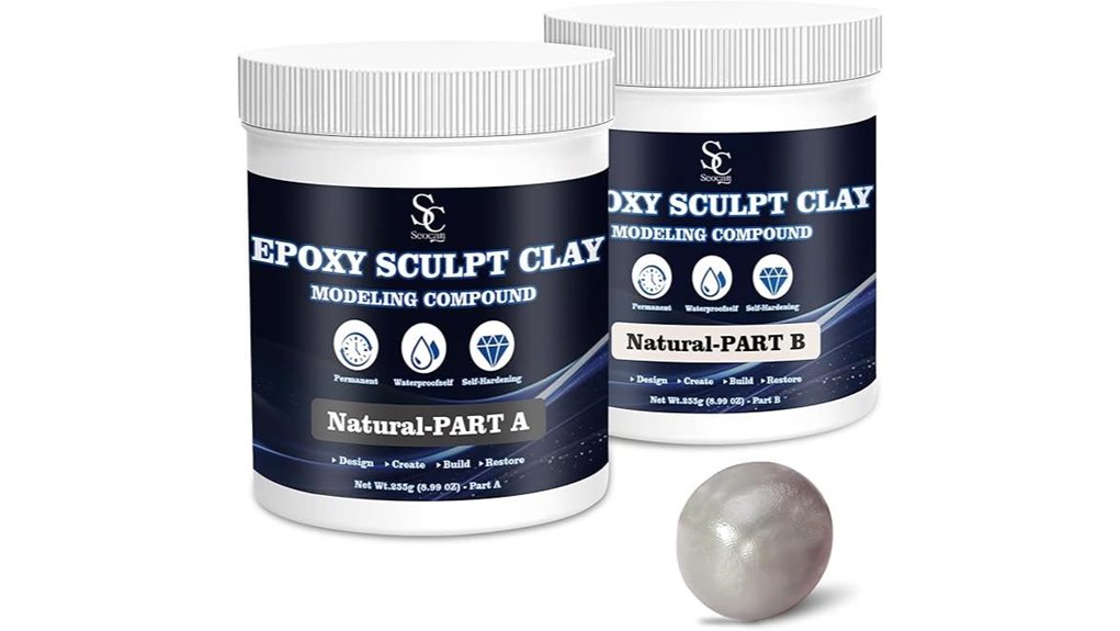two part one pound epoxy putty