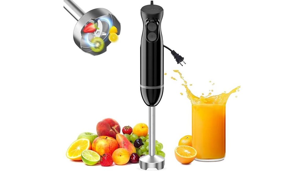 two speed immersion stick blender