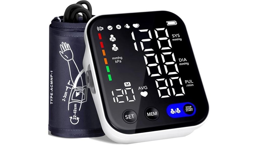 two user upper arm monitor