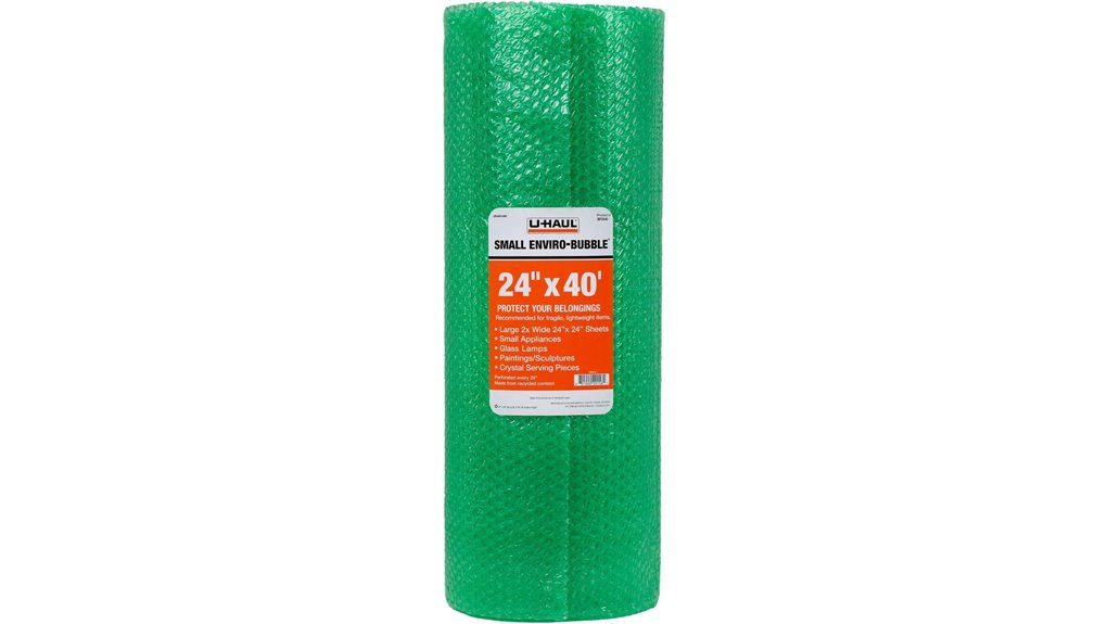 u haul forty foot bubble roll