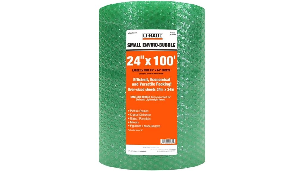 u haul small bubble roll
