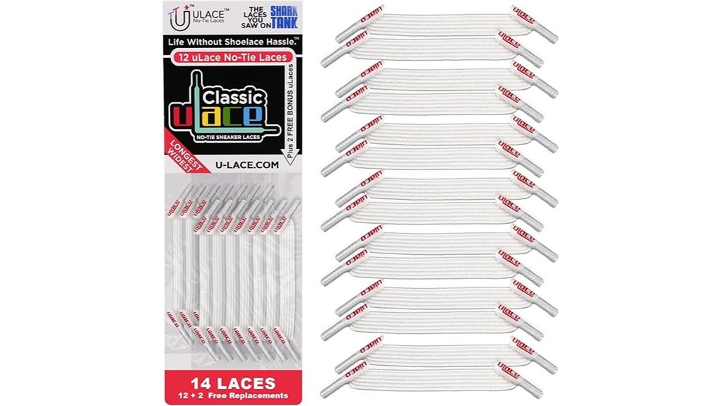 ulace classic no tie elastic shoelaces