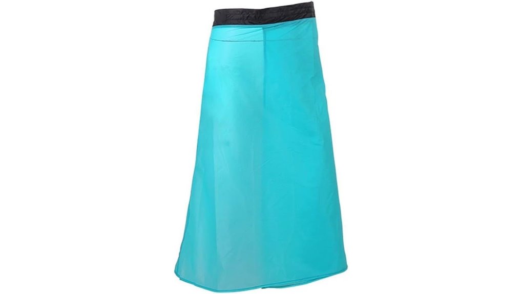 ultra light packable waterproof skirt