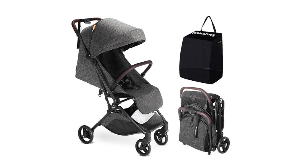 ultra lightfold baby travel stroller