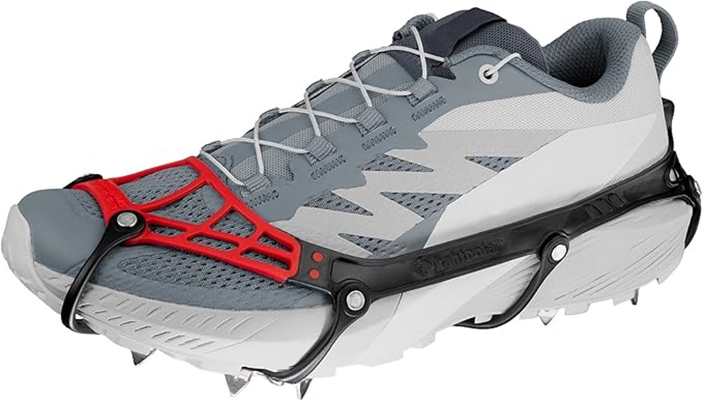 ultralight 12 spike traction crampons