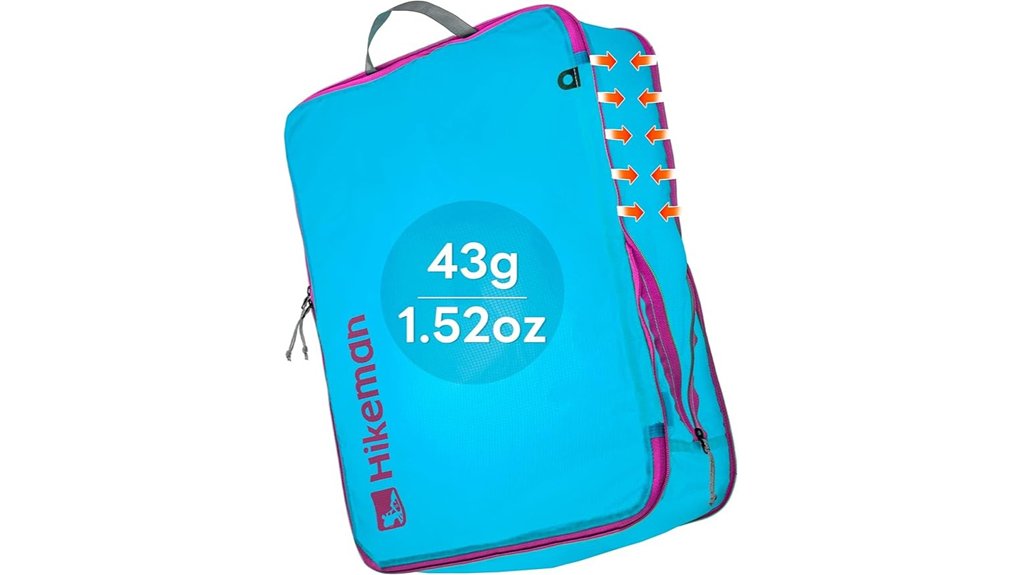 ultralight medium blue packing cube