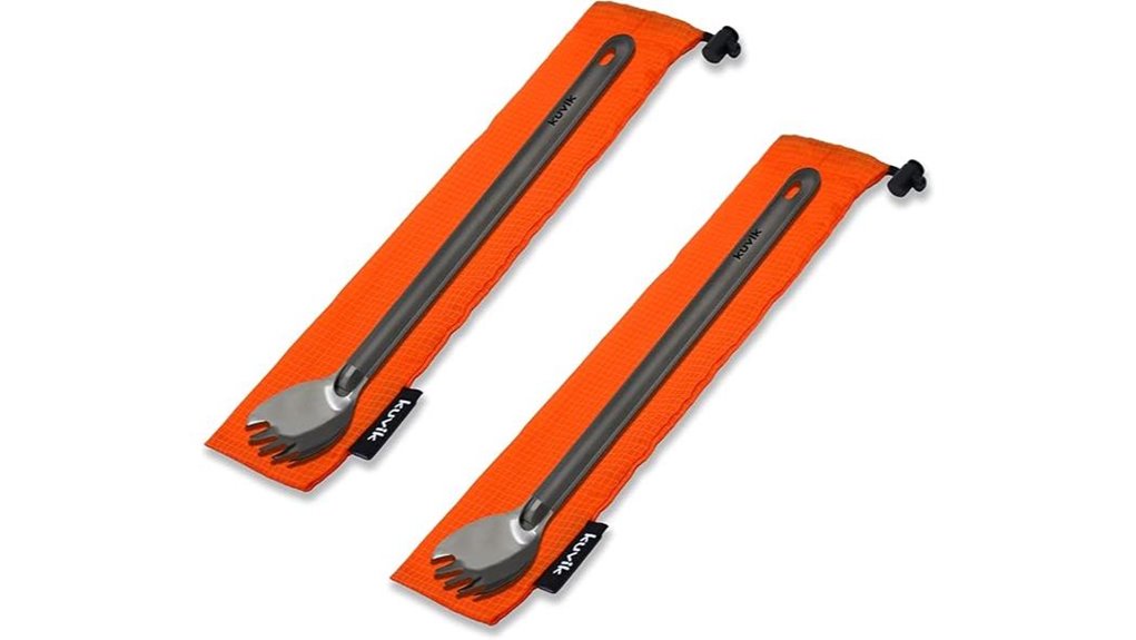 ultralight titanium camping sporks