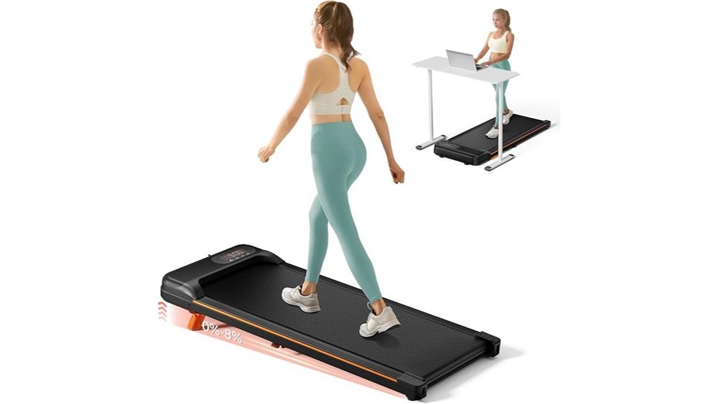 under desk incline walking treadmill