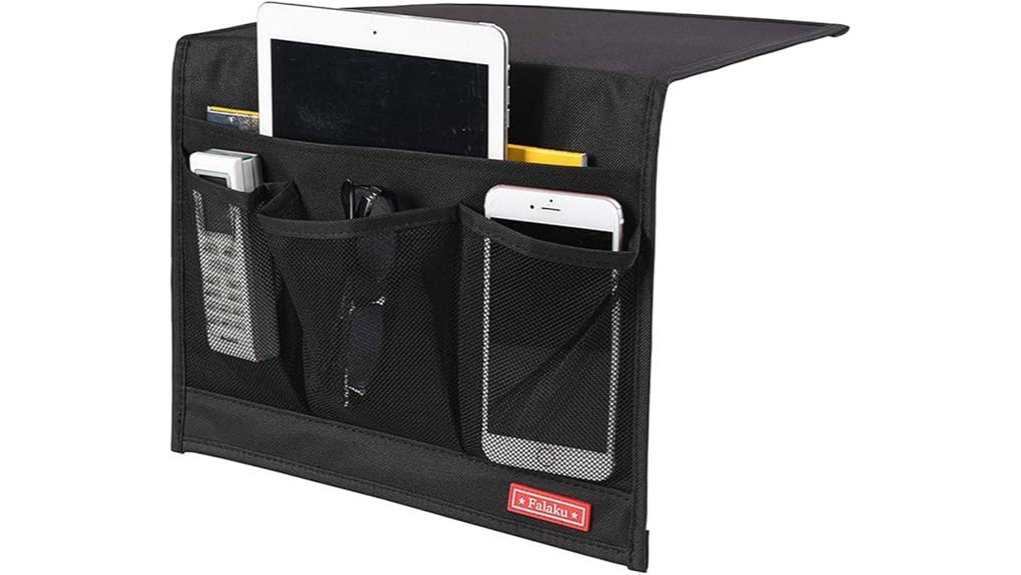 under mattress bedside storage caddy