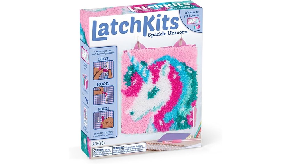 unicorn latch hook kit