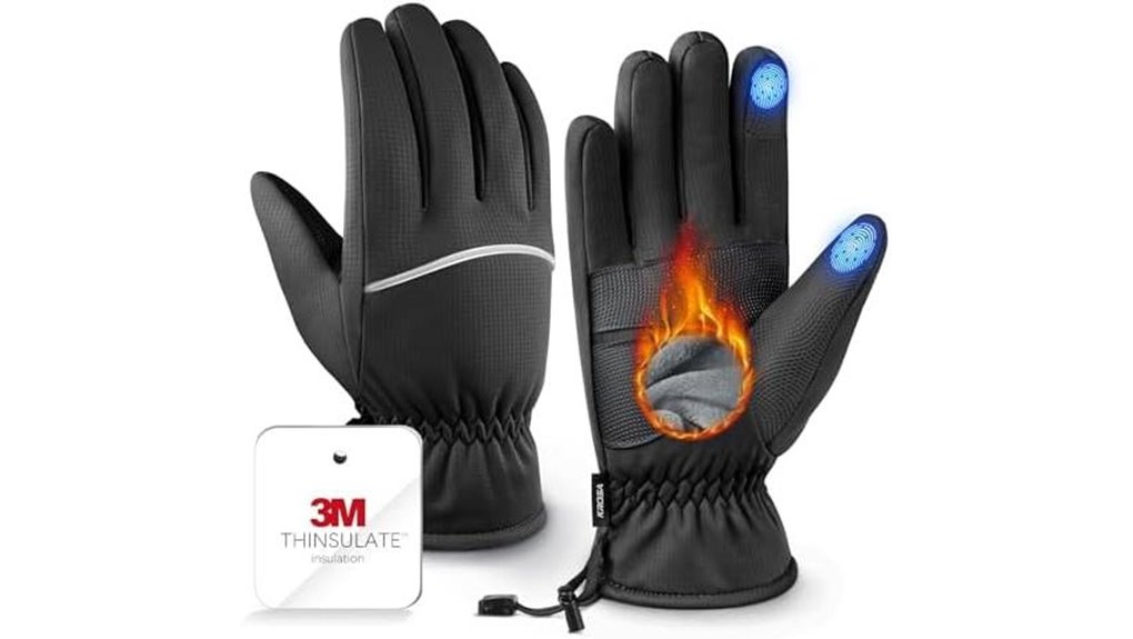 unisex 3m insulated waterproof ski gloves