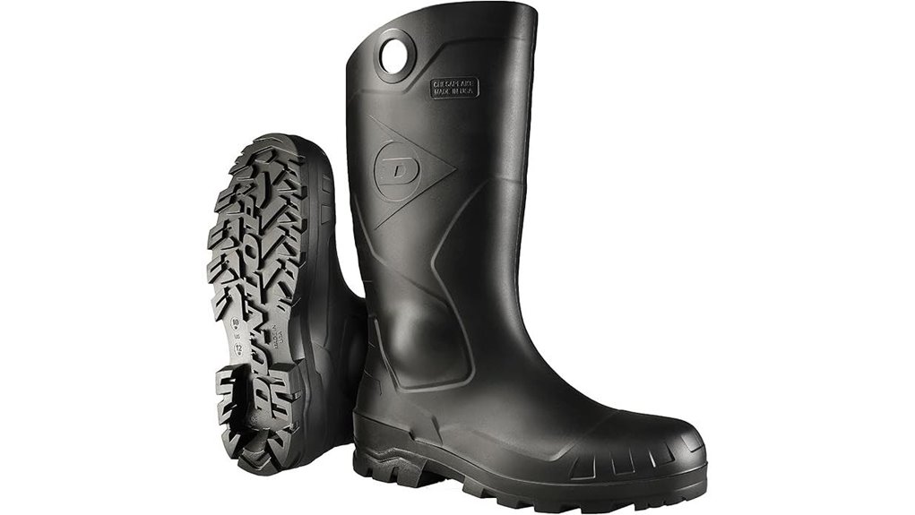 unisex dunlop waterproof rubber boots