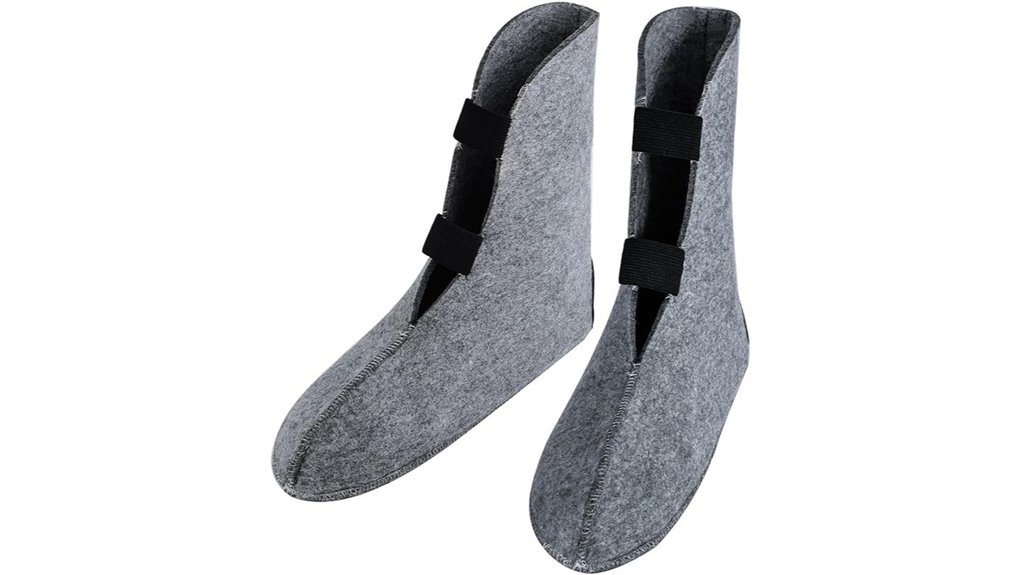 unisex felt wool boot liner