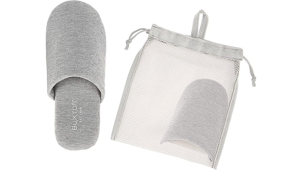 unisex foldable memory foam slippers
