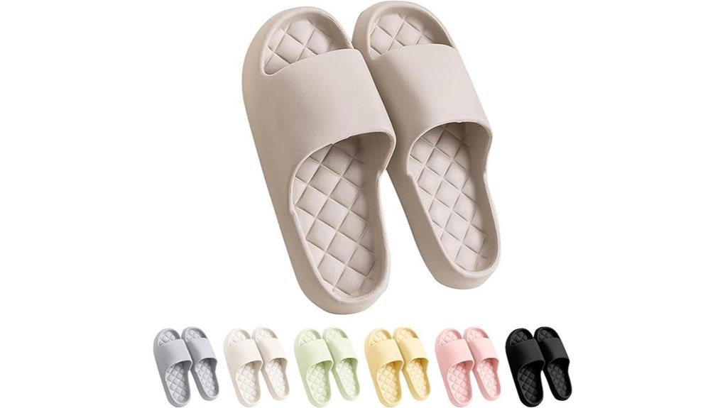 unisex lightweight non slip slippers