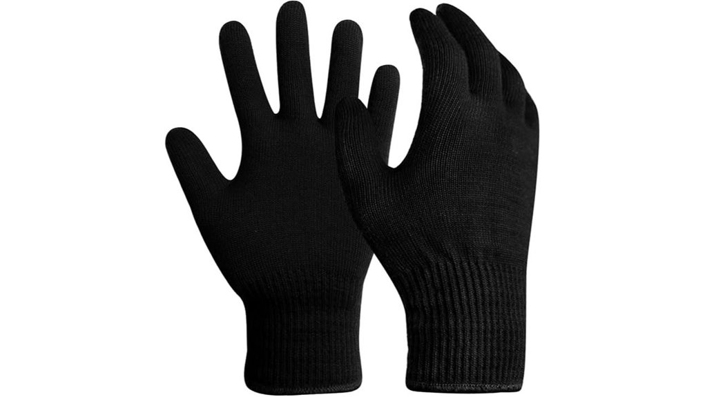 unisex merino wool knit liners