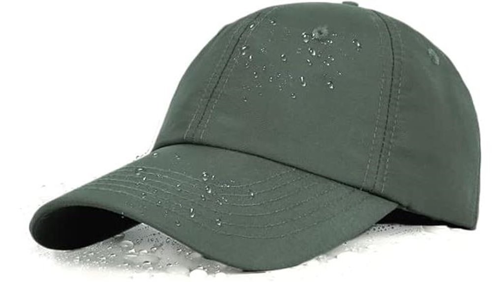 unisex waterproof quick dry baseball