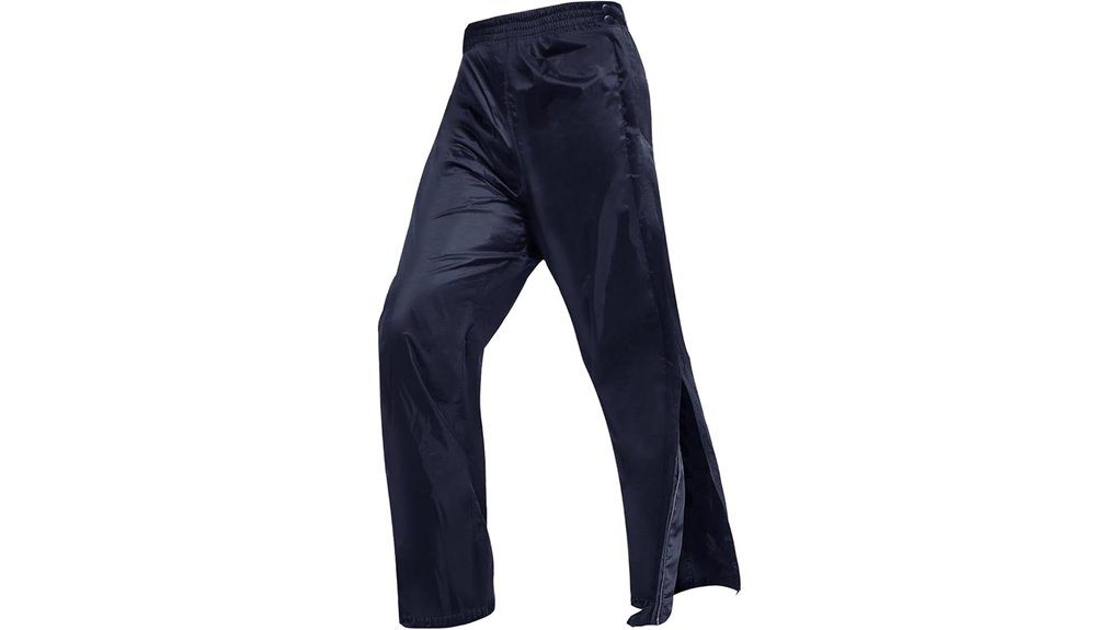 unisex waterproof rain pants