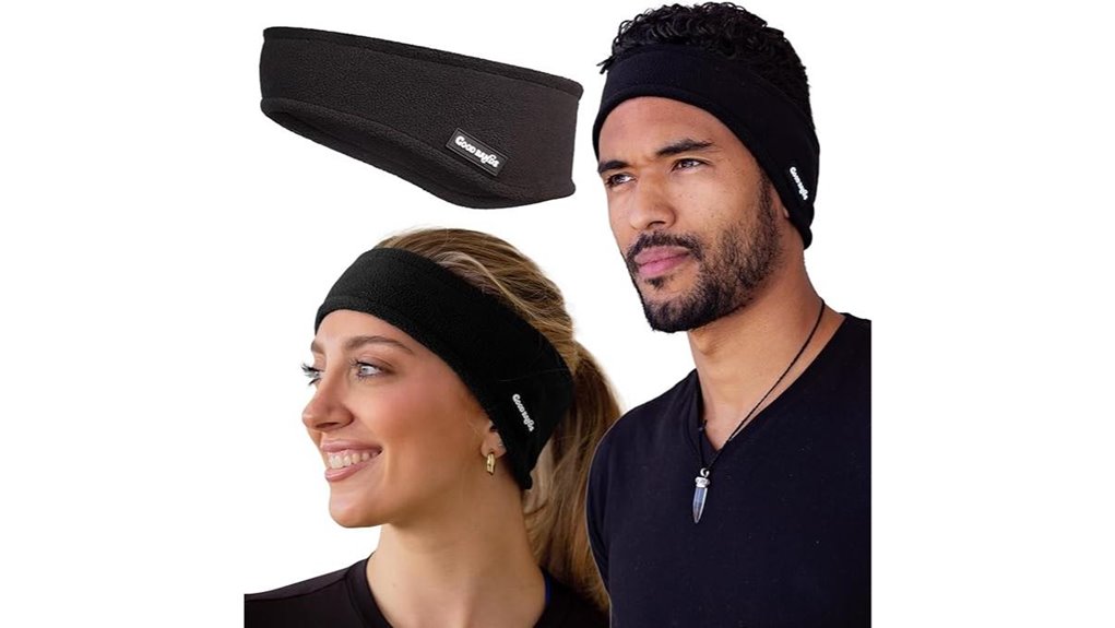 unisex winter fleece earwarmer headband