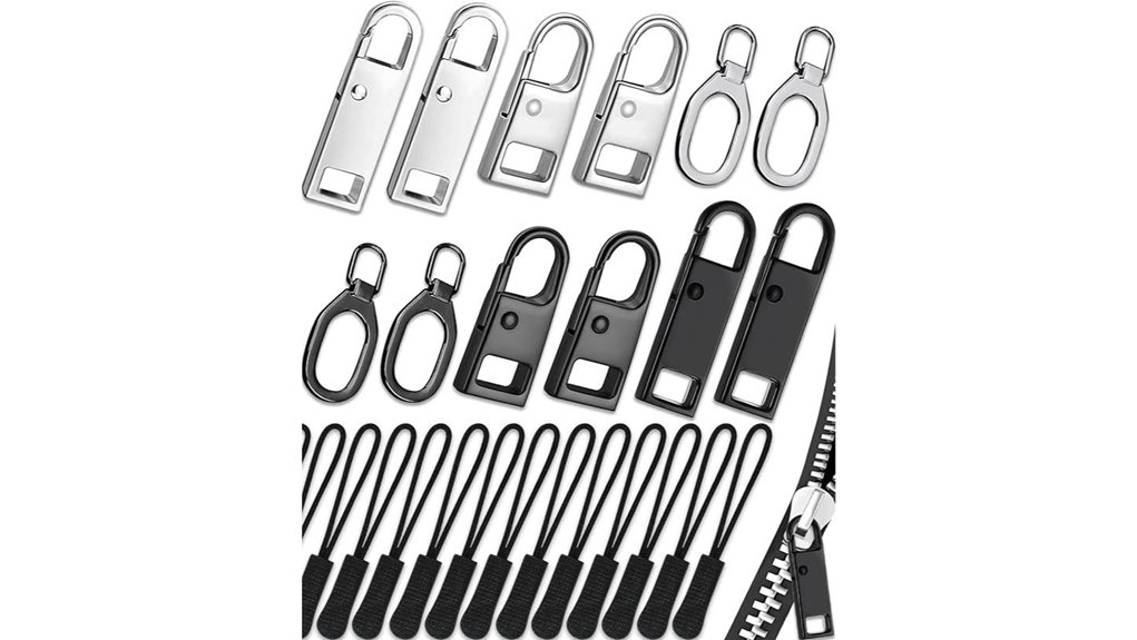 universal 32 pack zipper pulls