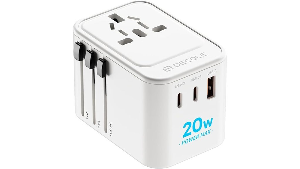 universal adapter with usb c