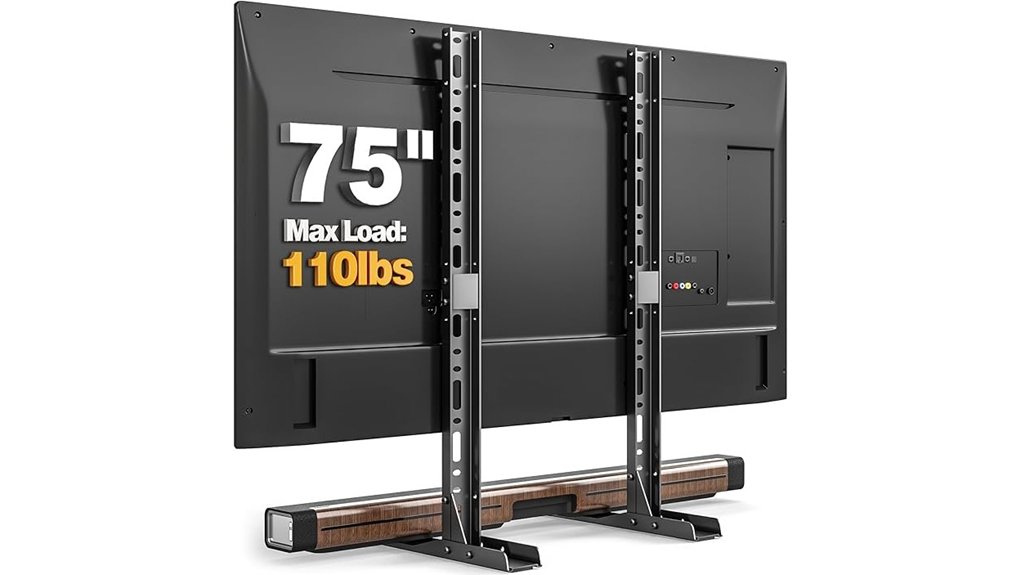 universal tabletop tv mount