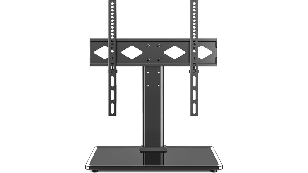 universal tempered glass tv stand